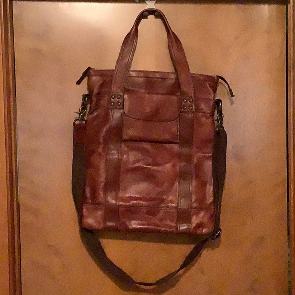 Vintage Fossil Leather Satchel